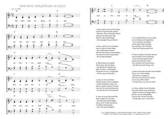 Hymn score of: Wer kann wohl vergnügter leben - Von dem Vergnügen in Jesus (Ludämilia Elisabeth von Schwarzburg-Rudolstadt/Johannes Thomas Rüegg)