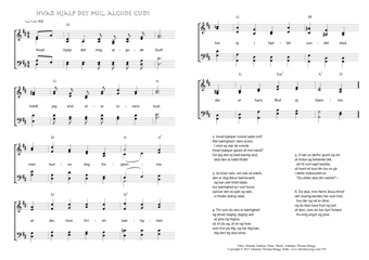 Hymn score of: Hvad hjalp det mig, algode Gud! (Herman Andreas Timm/Johannes Thomas Rüegg)
