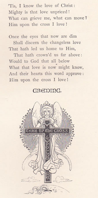From Catherine Winkworth: Lyra Germanica: The Christian Life, 1868, 36.