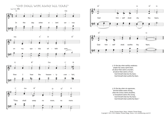 Hymn score of: Meek and lowly (Horatius Bonar/Johannes Thomas Rüegg)