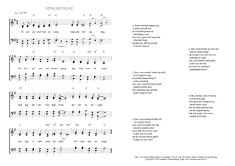 Hymn score of: Er vor vej end nok så lang - Opmuntring (Carl Johann Philipp Spitta/Christian Benedictus Reventlow/Johannes Thomas Rüegg)