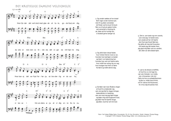 Hymn score of: Hvor fylder det vort sind med glæde - Det kristelige samlivs velsignelse (Carl Johann Philipp Spitta/Christian Benedictus Reventlow/Johannes Thomas Rüegg)