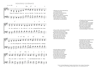 Hymn score of: Praise, all praise, to thee be given - Heavenly guidance (Carl Johann Philipp Spitta/Richard Massie/Johannes Thomas Rüegg)