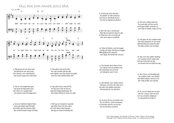 Hymn score of: Säll den som haver Jesus kär (Bernard of Clairvaux/Haqvin Spegel/Johannes Thomas Rüegg)